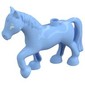 Duplo Animal Horse with one Stud and Raised Hoof with White Eyes print
