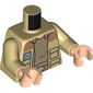 Torso, Rebel Trooper Uniform, Jacket, Badge, Pockets, Nougat Belt, Dark Tan Shirt print, Tan Arms, Light Nougat Arms