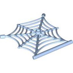 LEGO part 90981 Insect Accessory, Spider Web, Hanging in Light Royal Blue/ Bright Light Blue