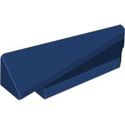 LEGO part 3389 Wedge Sloped 1 x 5 x 1 1/3 Right in Earth Blue/ Dark Blue