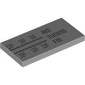 Tile 2 x 4 with Radio Frequencies print