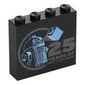Brick 1 x 4 x 3 with R2-D2, Hologram Brick, '25 YEARS OF LEGO STAR WARS' print