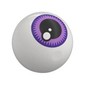 Technic Ball Joint with Dark Purple/Lavender Eye, Black Pupil Print