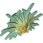 Mask, Lady Of Pain with Spikes, Gold Face, Streaks print