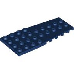 LEGO part 14181 Wedge Plate 4 x 9 with Stud Notches in Earth Blue/ Dark Blue
