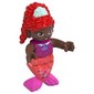 Duplo Figure with Hair High Red, Light Aqua Shell, Coral Mermaid Legs (Ariel)