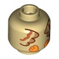 Minifig Head with Owl Body print