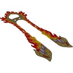 Large Figure Cape, Flames