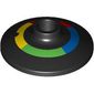 Dish 2 x 2 Inverted [Radar] with Blue/Bright Green/Yellow/Red Band print