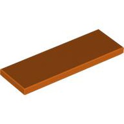 LEGO part 69729 Tile 2 x 6 in Reddish Orange