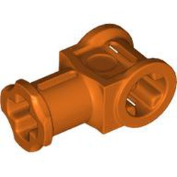 LEGO part 42135 Technic Axle Connector with Axle Hole [Reinforced] in Reddish Orange