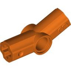 LEGO part 32016 Technic Axle and Pin Connector Angled #3 - 157.5° in Reddish Orange