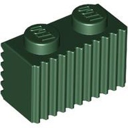 LEGO part PROFILE BRICK 1X2 in Earth Green (6484030|2877)