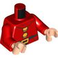 Torso, Black Belt, Bright Light Orange Belt Buckle, Buttons print, Red Arms, Light Nougat Hands