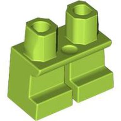LEGO part 41879a Legs Short in Bright Yellowish Green/ Lime