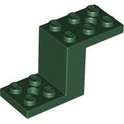 LEGO part 76766 Bracket 5 x 2 x 2 1/3 with Inside Stud Holder in Earth Green/ Dark Green