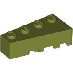 LEGO part 41768 Wedge 4 x 2 Left in Olive Green