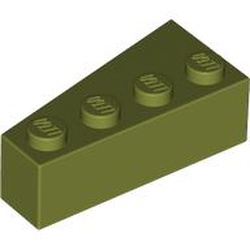 LEGO part 41767 Wedge 4 x 2 Right in Olive Green