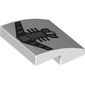 Slope Curved 2 x 2 x 2/3 with Dark Bluish Grey Clone Trooper Mask print