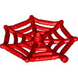 LEGO part dupupn9988 Duplo Spider Web in Bright Red/ Red