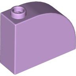 LEGO part BOW BRICK 1X3X2 in Lavender (6485809|33243)