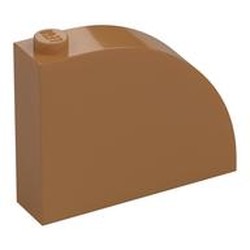 LEGO part   in Medium Nougat