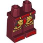 Hips and Dark Red Legs with Iron Man Armor, Red Belt, Gold Plating print