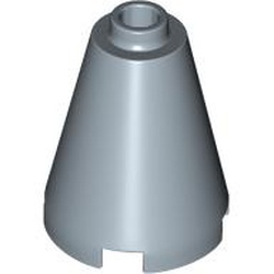 LEGO part 3942c Cone 2 x 2 x 2 with Completely Open Stud in Sand Blue