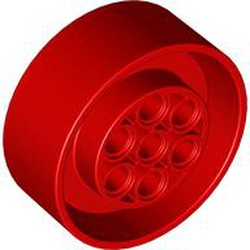 LEGO part 68327 Wheel 41 x 15 in Bright Red/ Red