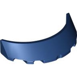 LEGO part 35299 Windscreen 3 x 6 x 1 Curved with Rectangular Stud Holder in Bottom in Earth Blue/ Dark Blue