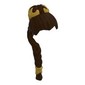 Hair, Braided Long with Gold Ornaments print