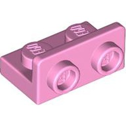 LEGO part 99780 Bracket 1 x 2 - 1 x 2 Inverted in Light Purple/ Bright Pink