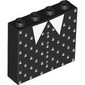Brick 1 x 4 x 3 with Dress, White Collar, Bows print
