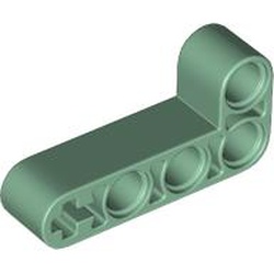LEGO part 32140 Technic Beam 2 x 4 L-Shape Thick in Sand Green
