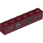 Brick 1 x 6 with Dashboard Dials print