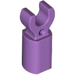 LEGO part 44873 HOLDER Ø3.2 W/TUBE Ø3.2 HOLE in Medium Lavender