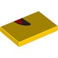 Tile 2 x 3 with Half Mouth, Smiling print