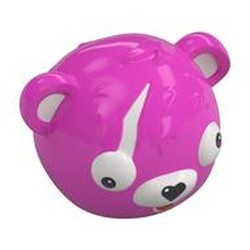Costume / Mask, Teddy Bear with White Eyes, Nose, Ears, Black Heart print