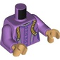 Torso, Shirt, Buttons, Tape Measure print, Medium Lavender Arms, Warm Tan Hands