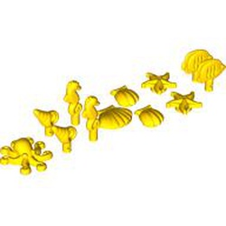 LEGO part 49595 Animal, Sea Life Set [Complete Set] in Bright Yellow/ Yellow