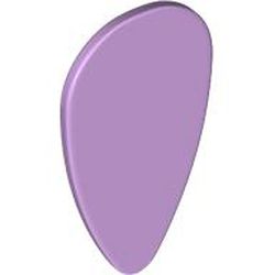 LEGO part 2586 Minifig Shield Ovoid [Plain] in Lavender