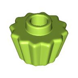 LEGO part 79743 Food Cupcake with Stud in Bright Yellowish Green/ Lime