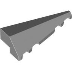 LEGO part 3505 Wedge Sloped 2 x 5 Right in Medium Stone Grey/ Light Bluish Gray