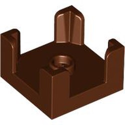 LEGO part 3131 Panel 2 x 2 x 1 Corner Posts with Centre Stud in Reddish Brown