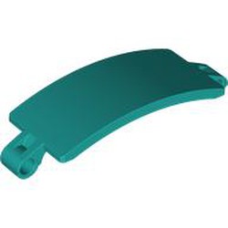 LEGO part 4415 Technic Panel Curved 3 x 9 in Bright Bluish Green/ Dark Turquoise