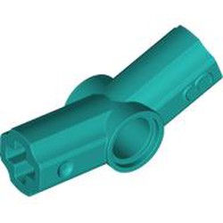 LEGO part 32016 Technic Axle and Pin Connector Angled #3 - 157.5° in Bright Bluish Green/ Dark Turquoise