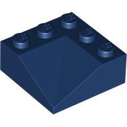 LEGO part 99301 Slope 33° 3 x 3 Double Concave in Earth Blue/ Dark Blue