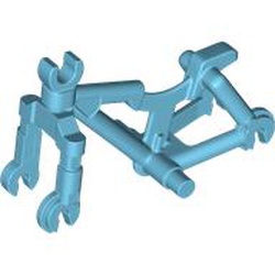 LEGO part 5554 Bicycle Frame Wide, Clip for Steer in Medium Azure