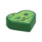 Tile 1 x 1 Heart with Bright Green Leaf, Face print (Korok)