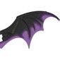 Creature Body Part, Dragon Wing 19 x 11 with Marbled Trans-Purple Pattern